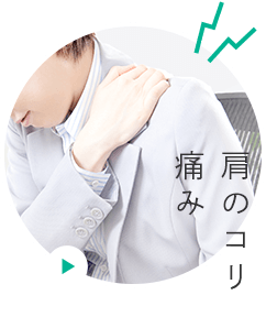 肩のコリ　痛み